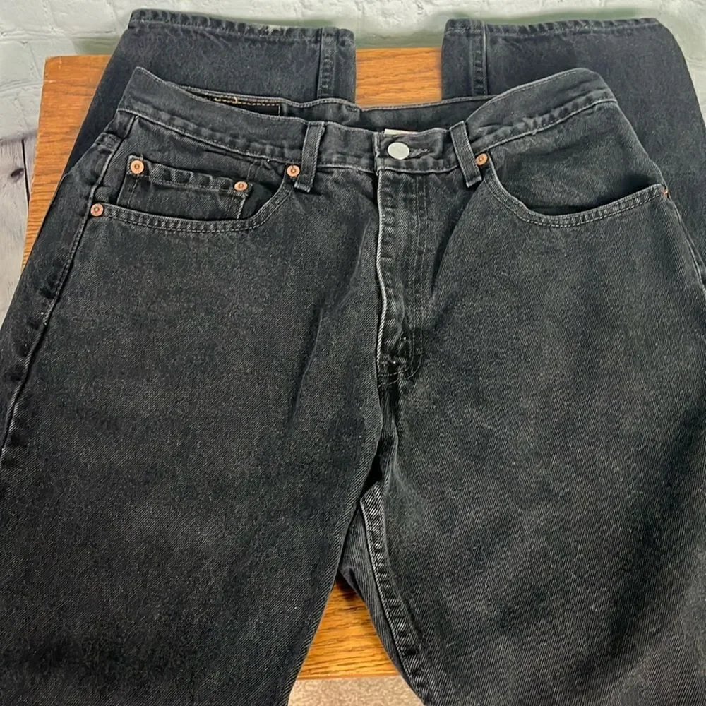 LEVI’s 550 34 X 34 Black Light Fade Relaxed Fit Denim jeans